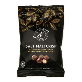 Narr Salt Malzcrisp, Malz Crisp umhüllt mit Milchschokolade und Meersalz  110g